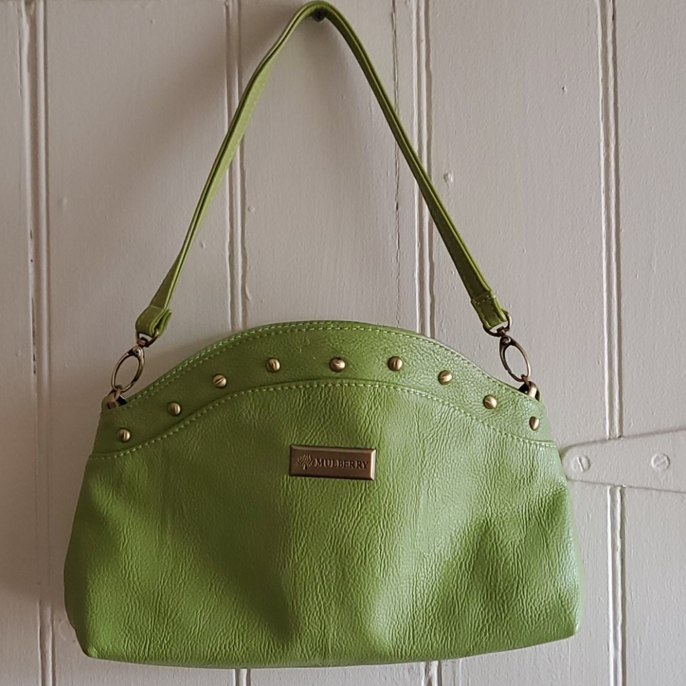 Mulberry Green Leather Purse
